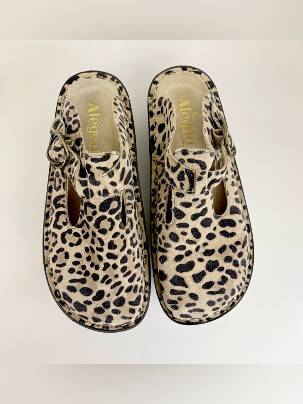 Algeria Savage Classic Leopard Print Ladies Clog ALG-7703 EU 37